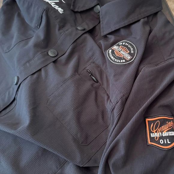 Harley Davidson Performance Fast Dry Vented Classic Shirt - Picture 6 of 8